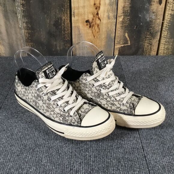 Converse All Star black and white sneakers women’s size 7 - Picture 1 of 9